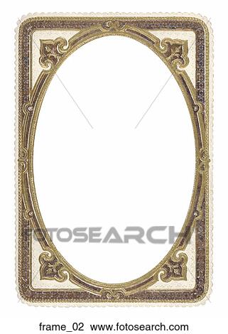 Drawing - Antique Map Cartouche (hand-colored copper engraving). Fotosearch