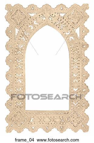 Stock Illustration - Antique Map Cartouche (hand-colored copper engraving). Fotosearch