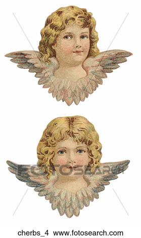 Victorian Die Cut Illustrations of Cherubs View Large Illustration Stock Illustration - Victorian Die Cut Illustrations of Cherubs. Fotosearch