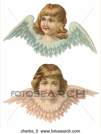Victorian Die Cut Illustrations of Cherubs View Large Illustration Stock Illustration - Victorian Die Cut Illustrations of Cherubs. Fotosearch