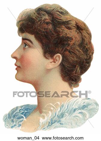 Stock Illustration - Vintage Illustration of a Victorian-era Woman. Fotosearch