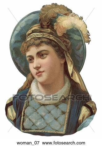 Vintage Illustration of a Victorian-era Woman View Large Illustration Stock Illustration - Vintage Illustration of a Victorian-era Woman. Fotosearch