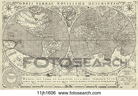 world, maps, antique maps, 1680, 1520, antique View Large Illustration Stock Illustration - world, maps, antique maps, 1680, 1520, antique. Fotosearch