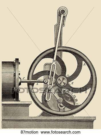 Antique Illustration (wood engraving) of a device for Changing Motion, 1859 View Large Illustration Stock Illustration - Antique Illustration (wood engraving) of a device for Changing Motion, 1859. Fotosearch