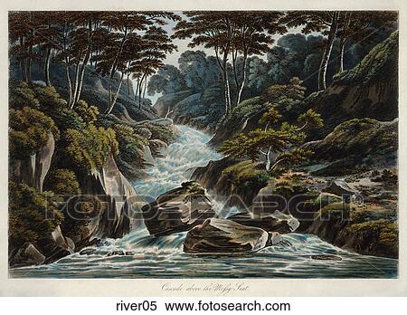 Antique Illustration of a View of Stream, "Bed of the Rhydol" View Large Illustration Stock Illustration - Antique Illustration of a View of Stream, "Bed of the Rhydol" . Fotosearch