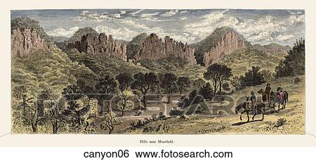 landscapes, pictures, canyon, canyons, engravings View Large Illustration Stock Illustration - landscapes, pictures, canyon, canyons, engravings. Fotosearch