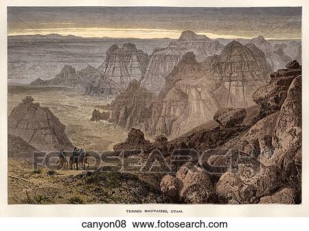 landscapes, pictures, canyon, canyons, engravings View Large Illustration Stock Illustration - landscapes, pictures, canyon, canyons, engravings. Fotosearch