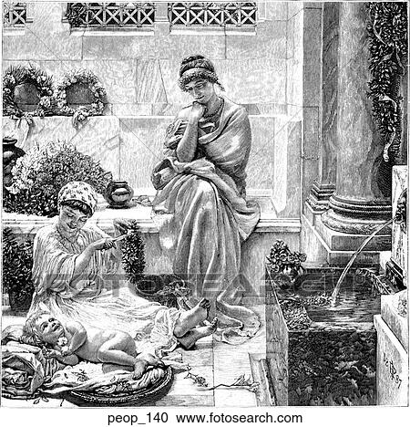 "A Corner of the Marketplace" from the picture by E. J. Poynter View Large Illustration Clipart - "A Corner of the Marketplace" from the picture by E. J. Poynter. Fotosearch