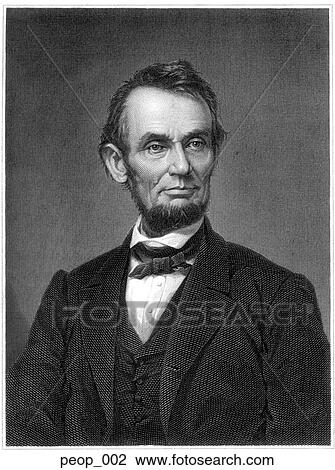 Abraham Lincoln (portrait) View Large Illustration Drawing - Abraham Lincoln (portrait). Fotosearch