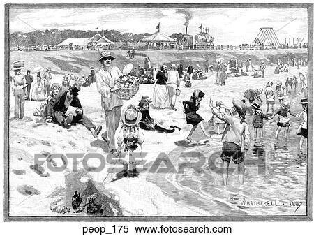 Stock Illustration - Brighton Beach. Fotosearch