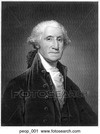 George Washington (portrait) View Large Illustration Clip Art - George Washington (portrait). Fotosearch