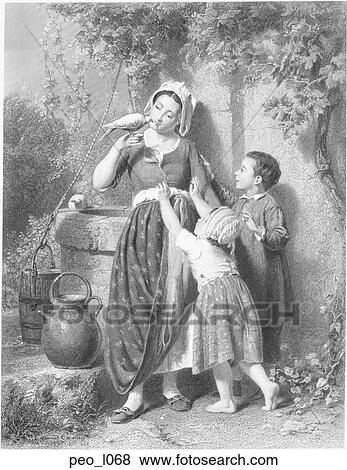 "Our Pets" from a painting by Edmond Castan View Large Illustration Stock Illustration - "Our Pets" from a painting by Edmond Castan. Fotosearch