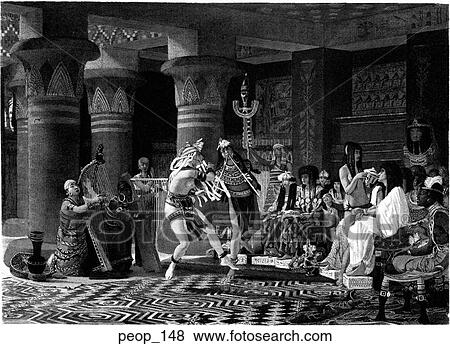 "Pastime in Ancient Egypt" from the picture by C. W. Shaw View Large Illustration Stock Illustration - "Pastime in Ancient Egypt" from the picture by C. W. Shaw. Fotosearch
