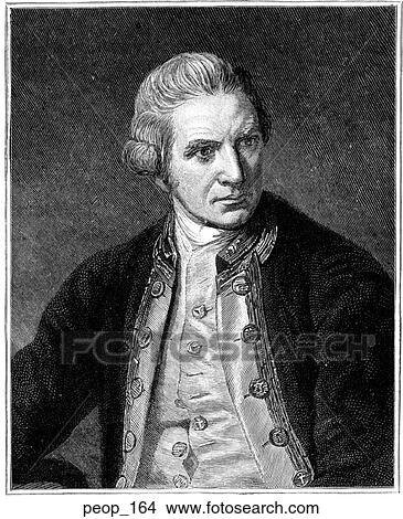 Portrait - Captain Cook View Large Illustration Stock Illustration - Portrait - Captain Cook. Fotosearch
