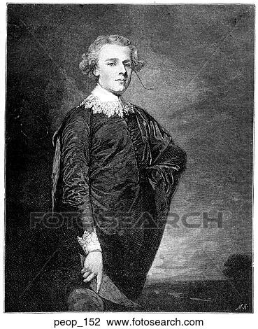 Drawing - Portrait - Marquis of Strafford. Fotosearch