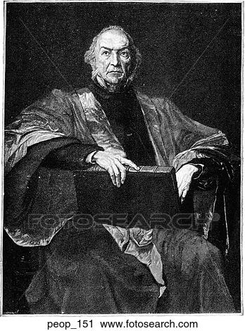 Clip Art - Portrait - W. E. Gladstone. Fotosearch