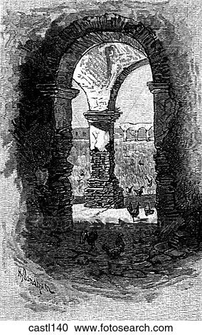 A Glimpse of the Bull Ring, San Juan, Spanish California, early 1800s View Large Illustration Clipart - A Glimpse of the Bull Ring, San Juan, Spanish California, early 1800s. Fotosearch