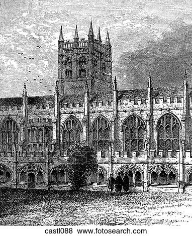 Magdalen College, Oxford, England View Large Illustration Stock Illustration - Magdalen College, Oxford, England. Fotosearch