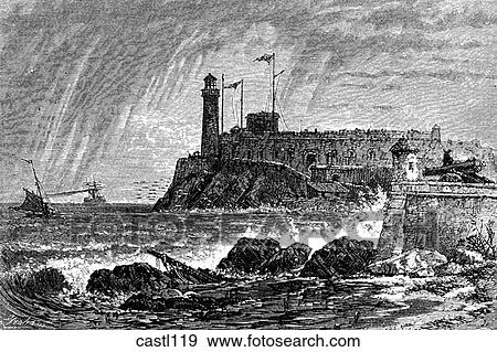 Stock Illustration - Morro Castle, Cuba. Fotosearch