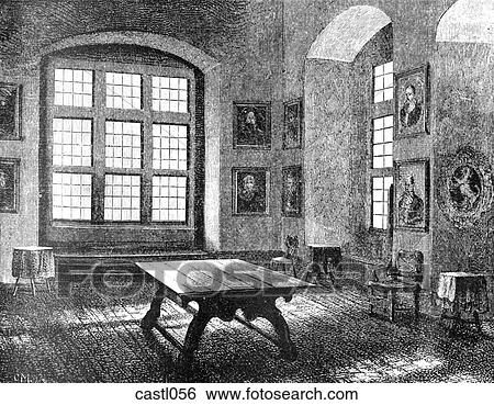 Old Room of the Senators in the Royal Palace, Prague View Large Illustration Stock Illustration - Old Room of the Senators in the Royal Palace, Prague. Fotosearch