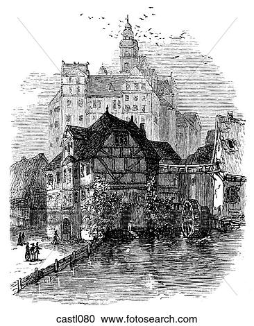 Quedlinburg Castle, Germany View Large Illustration Clipart - Quedlinburg Castle, Germany. Fotosearch