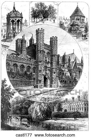 Scenes in and around Cambridge, England View Large Illustration Stock Illustration - Scenes in and around Cambridge, England. Fotosearch