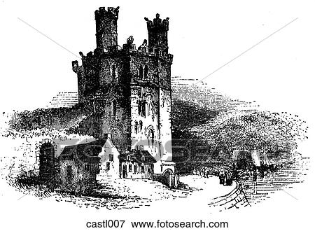 Stock Illustration - Scottish Fortress. Fotosearch