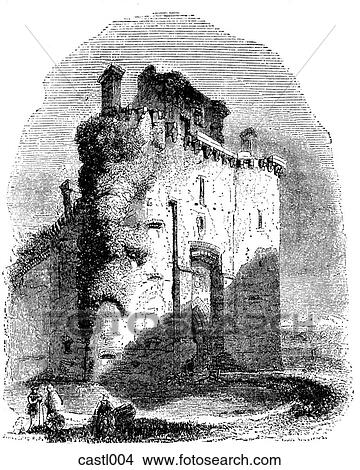 Scottish Ruin View Large Illustration Stock Illustration - Scottish Ruin. Fotosearch