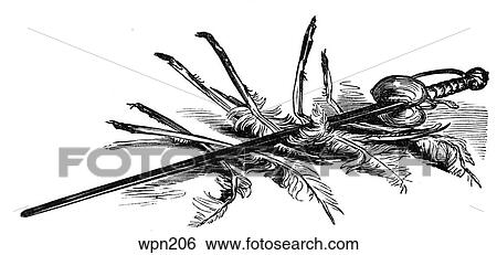 18th Century Officer`s Sword View Large Illustration Stock Illustration - 18th Century Officer`s Sword. Fotosearch