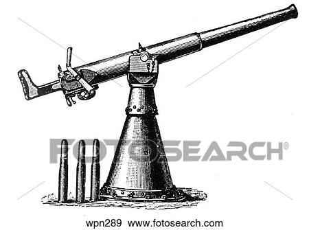 Stock Illustration - 5-cm Quick-Firing Gun. Fotosearch