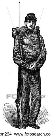 A Private in the 7th Regiment, New York, American Civil War View Large Illustration Stock Illustration - A Private in the 7th Regiment, New York, American Civil War. Fotosearch