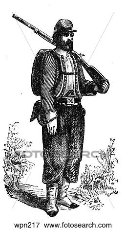 A Soldier in the Ellsworth Zouaves, American Civil War View Large Illustration Stock Illustration - A Soldier in the Ellsworth Zouaves, American Civil War. Fotosearch