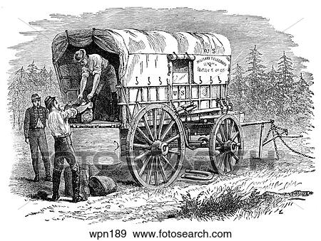 Army Telegraph Wagon, American Civil War View Large Illustration Stock Illustration - Army Telegraph Wagon, American Civil War. Fotosearch