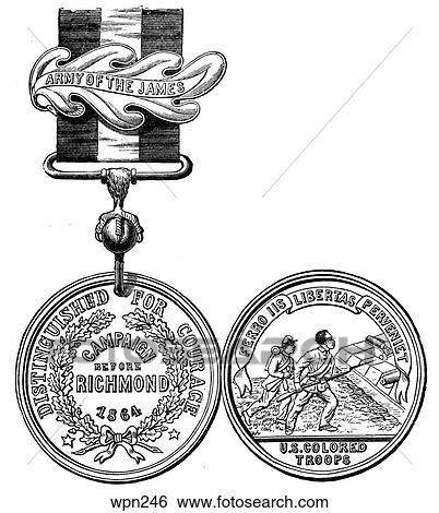 Stock Illustration - Butler Medal, American Civil War. Fotosearch
