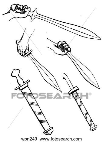 Classical Greek Swords View Large Illustration Stock Illustration - Classical Greek Swords. Fotosearch