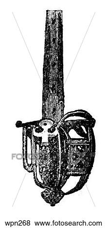 Italian Broadsword handle, Late 16th Century View Large Illustration Stock Illustration - Italian Broadsword handle, Late 16th Century. Fotosearch