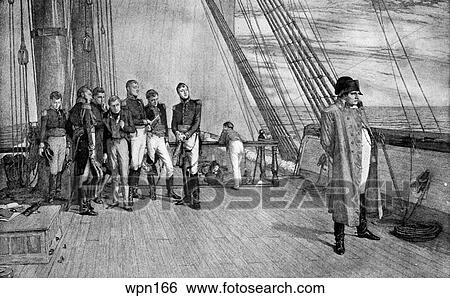 Napoleon on the Bellerophon, 1815 View Large Illustration Stock Illustration - Napoleon on the Bellerophon, 1815. Fotosearch