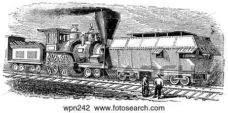 Railway Battery, American Civil War View Large Illustration Drawing - Railway Battery, American Civil War. Fotosearch