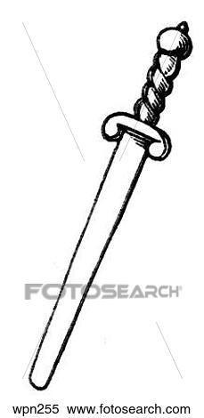 Roman Sword, From Trajan`s Column View Large Illustration Stock Illustration - Roman Sword, From Trajan`s Column. Fotosearch
