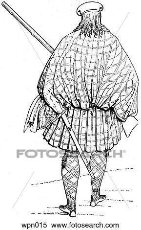 Stock Illustration - Scottish Soldier. Fotosearch