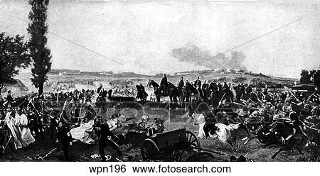 Stock Illustration - The Battle of Sadowa, 1866. Fotosearch