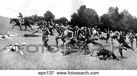 The Rough Riders Charge up San Juan Hill, Cuba, Spanish-American War View Large Illustration Stock Illustration - The Rough Riders Charge up San Juan Hill, Cuba, Spanish-American War. Fotosearch