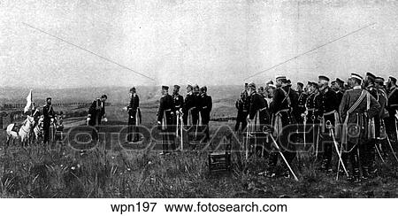 Stock Illustration - The Surrender of Louis Napoleon, Franco-Prussian War, 1870. Fotosearch