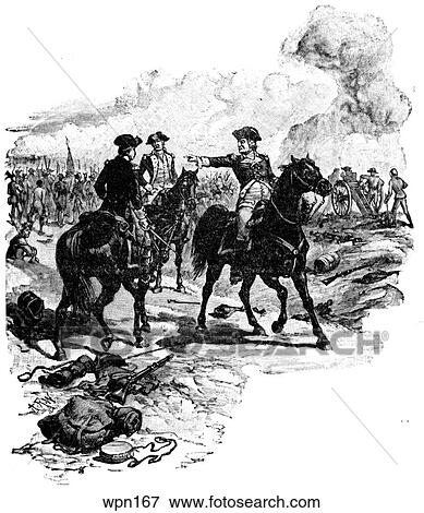 Stock Illustration - Washington at the Battle of Monmouth. Fotosearch