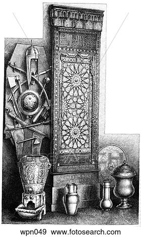 Weapons and Armor from Cairo View Large Illustration Stock Illustration - Weapons and Armor from Cairo. Fotosearch