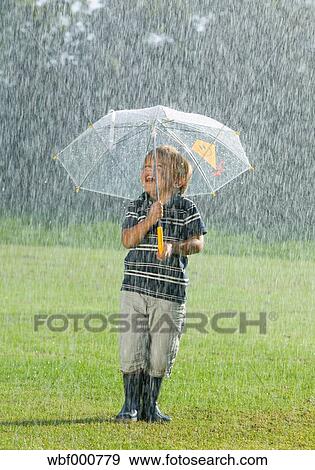 umbrella in rain