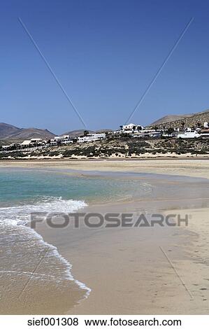 Spain Canary Islands Fuerteventura Risco Del Paso Playa De