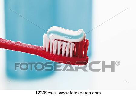 toothbrush and toothpaste