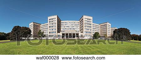 Germany Frankfurt Ig Farben Building On Campus Westend Stock