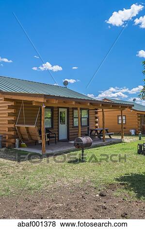 Usa Texas Log Home Cabins Stock Photo Abaf001378 Fotosearch